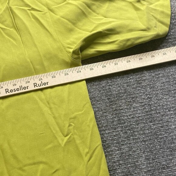 Tommy Bahama Shirt Mens XL Green Textured Silk Short Sleeve Button Up Vacay - Picture 10 of 12